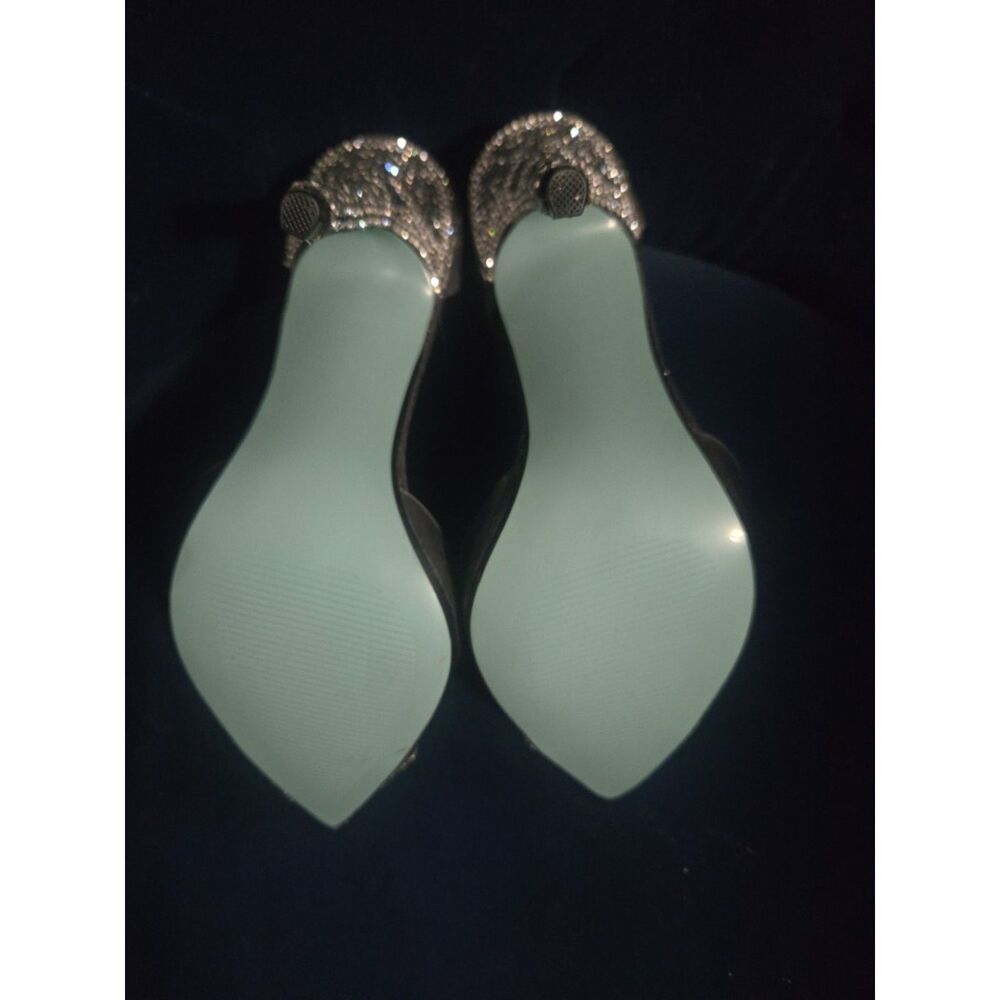 Betsey Johnson - Ginger Blush Rhinestone Pointed Toe Pumps - Size 5.5 - Picture 6 of 6